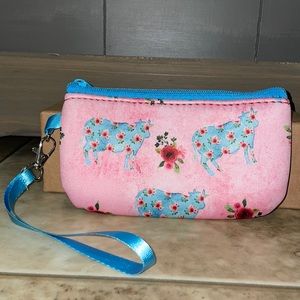 Western nylon wristlet